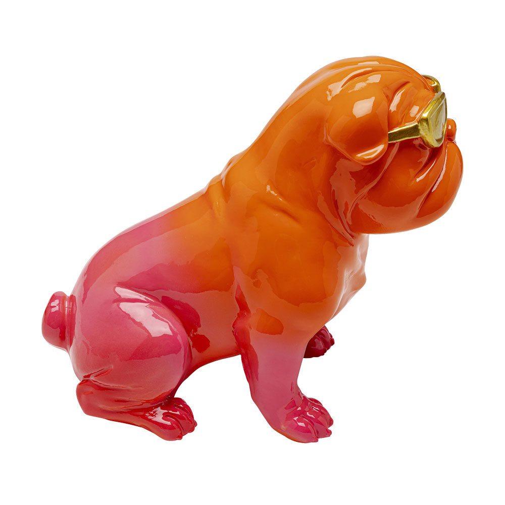 ファッションドッグ　オレンジ17㎝　デコフィギア