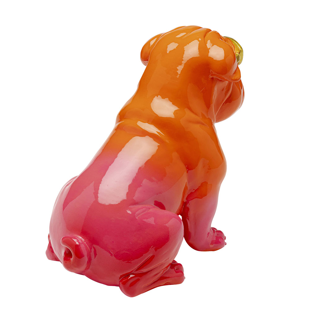 ファッションドッグ　オレンジ17㎝　デコフィギア