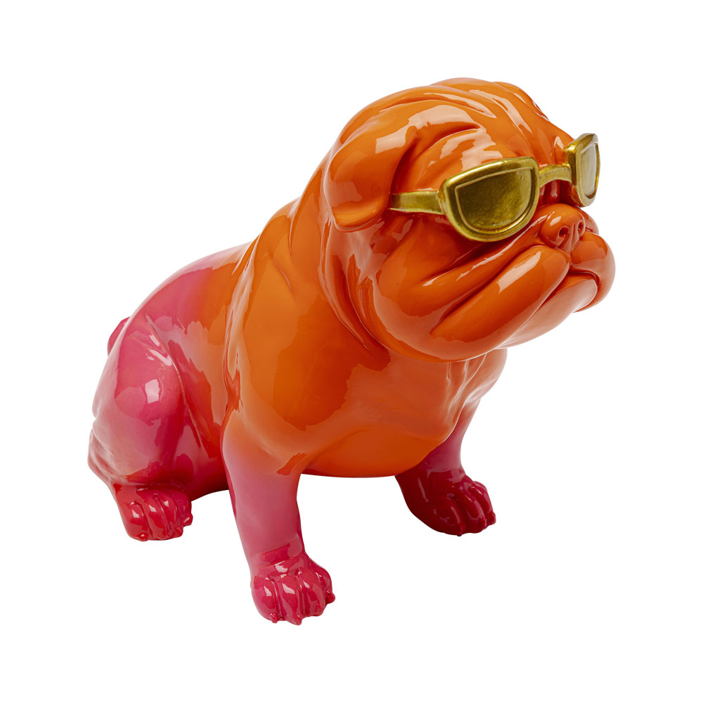 ファッションドッグ　オレンジ17㎝　デコフィギア