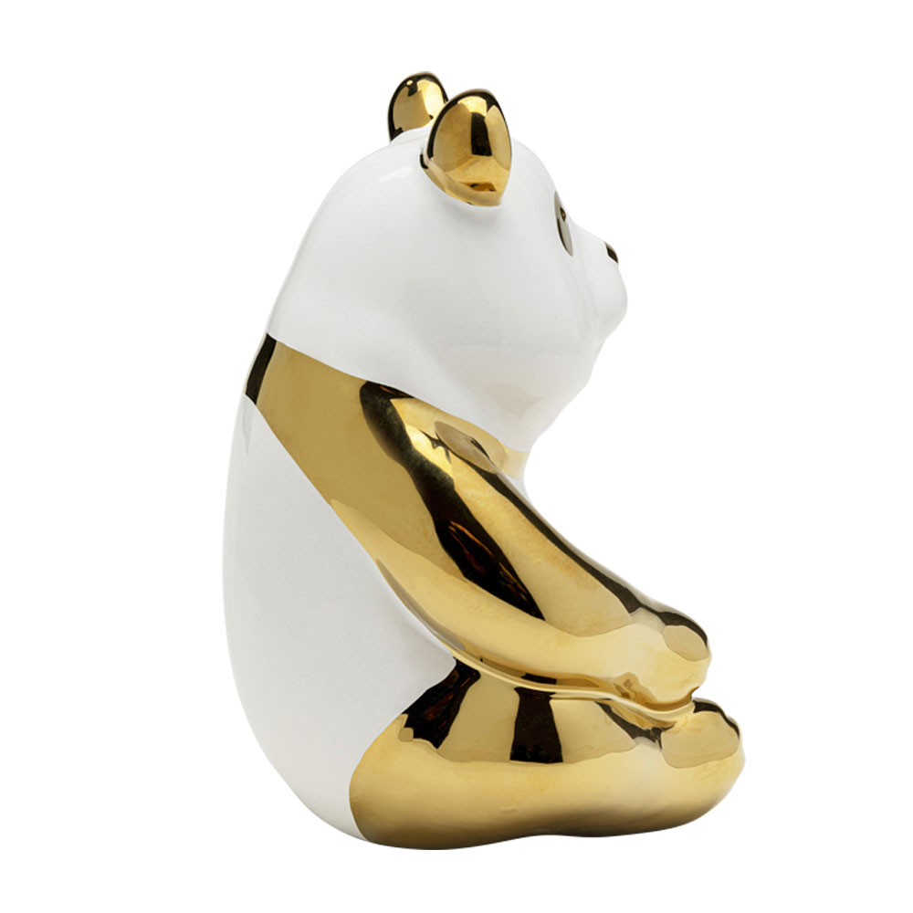 パンダ　ゴールド　19㎝　デコフィギア