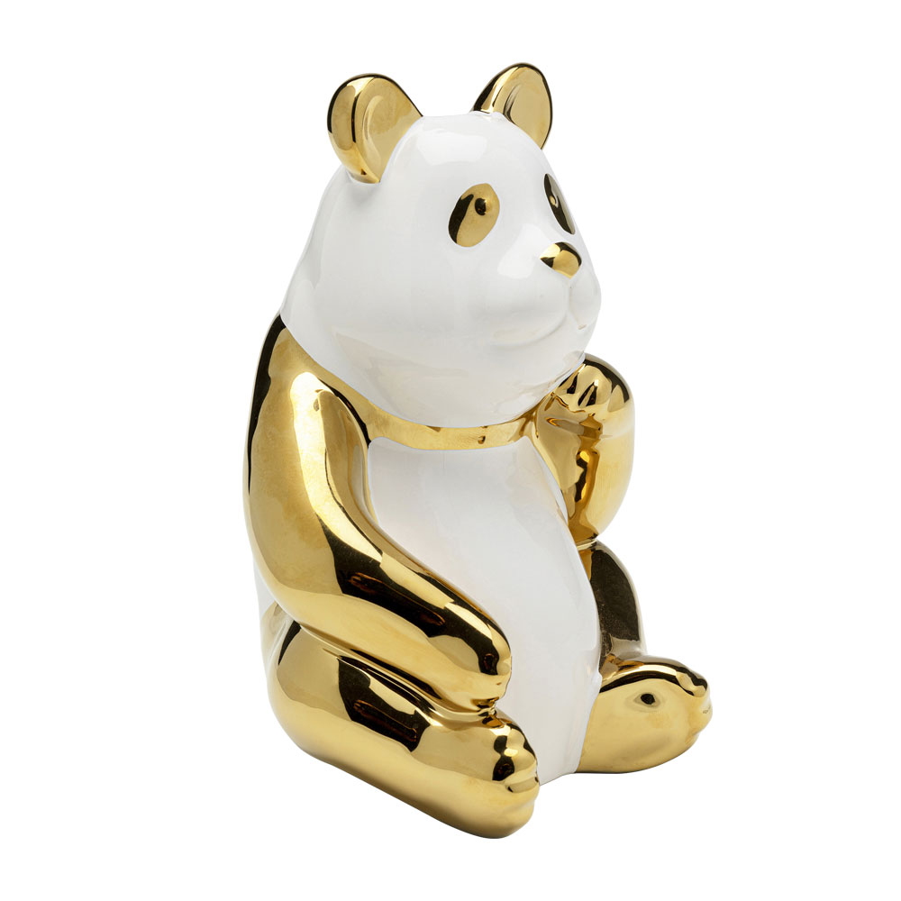 パンダ　ゴールド　19㎝　デコフィギア