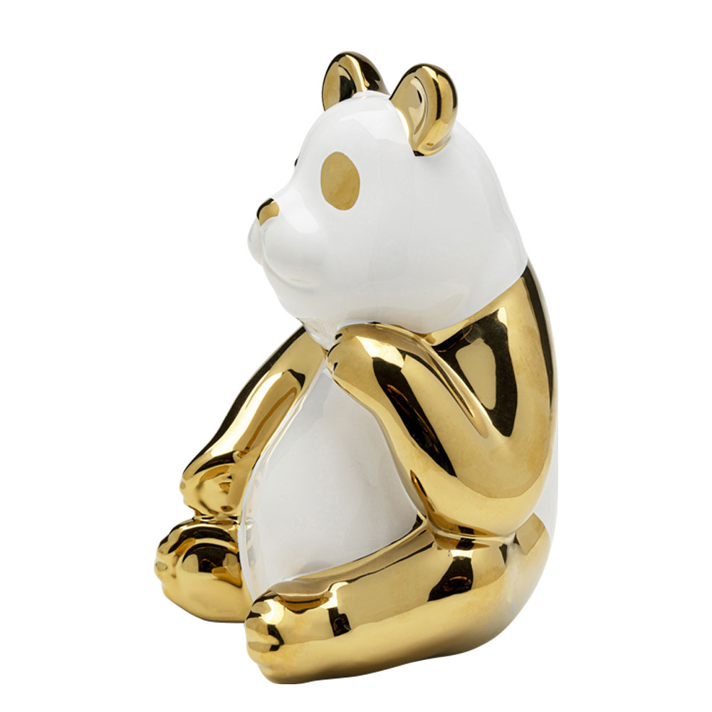 パンダ　ゴールド　19㎝　デコフィギア
