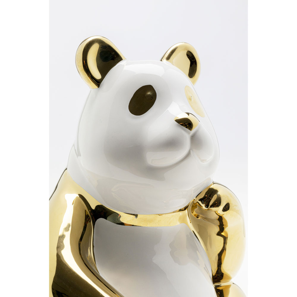 パンダ　ゴールド　19㎝　デコフィギア