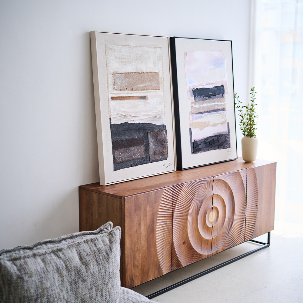 ロンターノ ブラウン 70×100cm アート