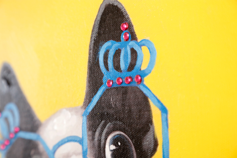 ドッグボウタイ 40×40cm