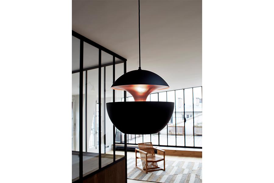 HERE COMES THE SUN（ヒア・カムズ・ザ・サン）250 ペンダントランプ ブラック/コッパー