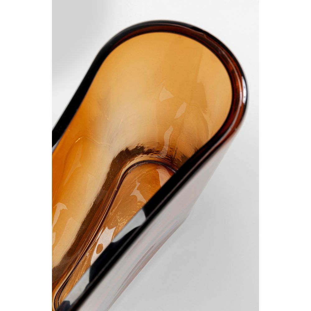 グラツィオーゾ ブラウン 32cm フラワーベース