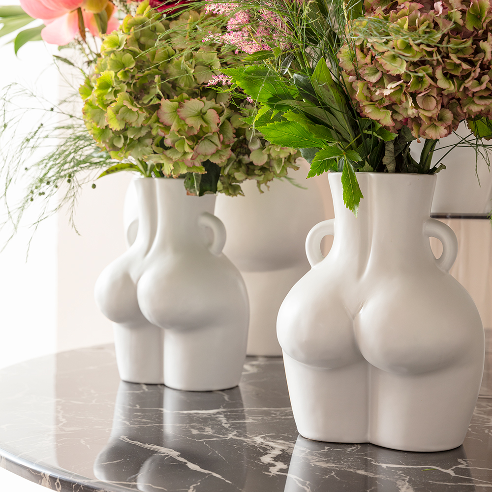 ドナ ホワイト フラワーベース