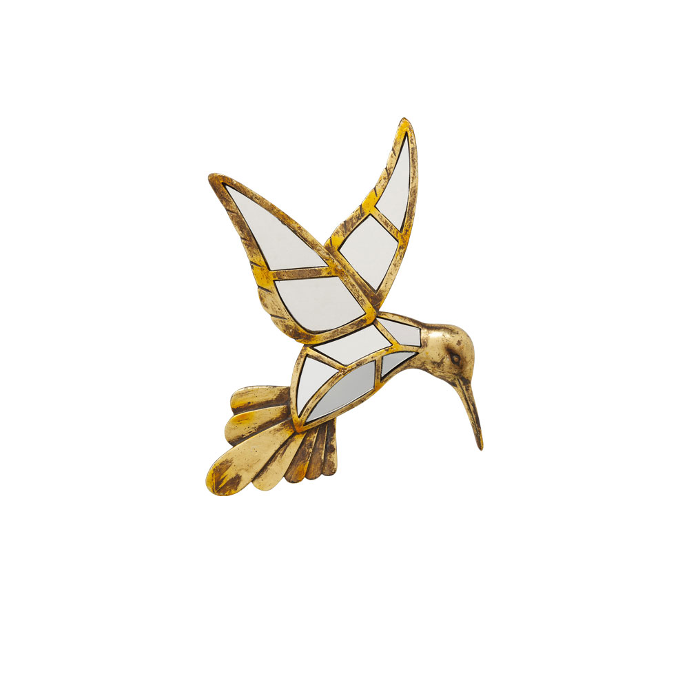 ハミングバードミラー60cm ウォールデコレーション