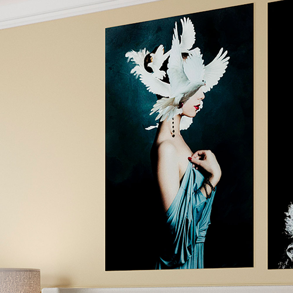 マザーオブダブス80x120cm ガラスアート