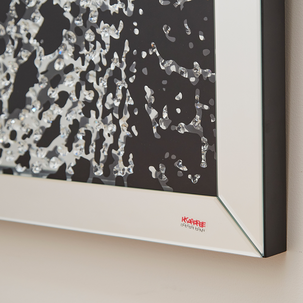 ミラーレオパード アート