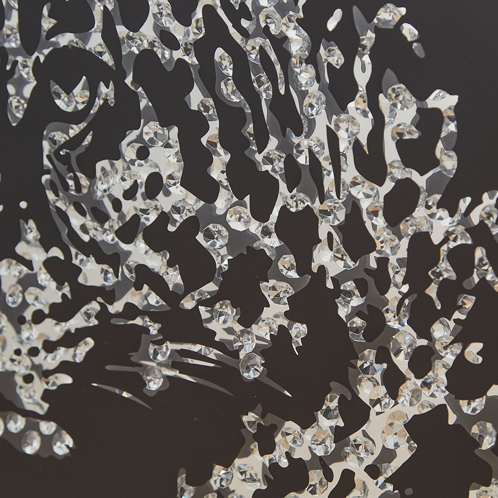 ミラーレオパード アート