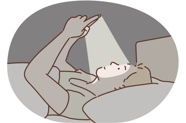 睡眠時間が足りない