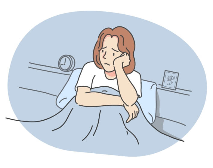 夜中に目が覚めてしまう